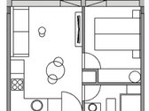 2 kambarių pilnai įrengta studija ant Nemuno - nuotraukos Nr. 21