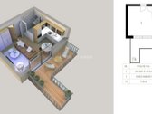 Nidos Centre, Parduodamas 1 Kambario Butas - nuotraukos Nr. 7