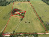 Parduodamas Dirbamas 5,9 ha žemės sklypas