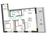 Parduodamas erdvus ir šviesus trijų kambarių - nuotraukos Nr. 21