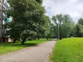Langai įšeina į pėsčiujų taką, parkelį. Visą - nuotraukos Nr. 2
