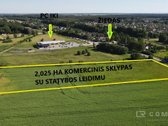Parduodamas Komercinės Paskirties Sklypas Su - nuotraukos Nr. 2