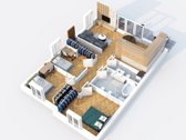 Modernaus fasado sublokuotas namas. Pilnos - nuotraukos Nr. 11