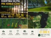 Du sklypai pušyne: 67 arų ir 65 arų, keli - nuotraukos Nr. 2