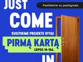Just-in atveria duris pirmam susitikimui.  - nuotraukos Nr. 2