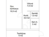 Išnuomojamas jaukus, šviesus, tvarkingas1 - nuotraukos Nr. 15