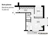 Parduodamas Erdvus 2 Kambarių Butas, Fredoje! - nuotraukos Nr. 26