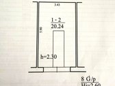 Parduodamas 38,61 kv.m., pirmo aukšto plotas - nuotraukos Nr. 3