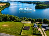 Gyvenamas namas ant Daugų ežero kranto, su