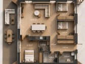 Šiuolaikinės architektūros namas moderniame - nuotraukos Nr. 13