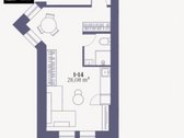 Parduofdamas naujai įrengtas 1 kambario butas - nuotraukos Nr. 14