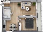 Parduodamas naujai suremontuotas 2 kambarių - nuotraukos Nr. 15
