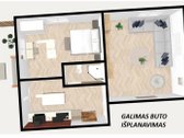Parduodamas 2 kambarių butas su rūsiu - nuotraukos Nr. 16