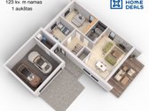 Parduodami du 123 m² ir 50 m² namai bendrame - nuotraukos Nr. 27