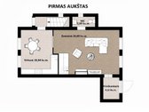 Nuomojama Erdvi Namo Dalis Prestižinėje M. K. - nuotraukos Nr. 17