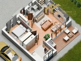 Parduodamas naujos statybos 50 m² karkasinis - nuotraukos Nr. 5