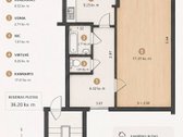Parduodamas 1 Kambario Butas Architektų G. - nuotraukos Nr. 16
