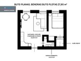 Parduodamas Stilingai Įrengtas 1 Kambario - nuotraukos Nr. 27