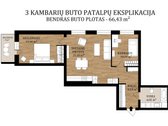 Nuomojamas itin šviesus ir šiltas 3 kambarių - nuotraukos Nr. 20