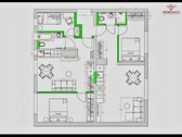 Erdvus 3 kambarių butas Klaipėdos centre – - nuotraukos Nr. 3