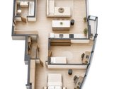 Išskirtiniai, 3 kambarių apartamentai „Helios - nuotraukos Nr. 4