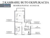 Parduodamas 2 Kambarių 45.54 Kv.m. Butas - nuotraukos Nr. 17