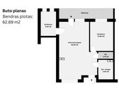 Parduodamas Trijų Kambarių Butas Žaliakalnyje - nuotraukos Nr. 19