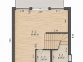 Parduodamas 132 m² kotedžas su garažu, terasa - nuotraukos Nr. 54