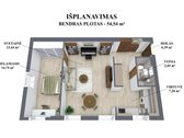 Parduodamas Išskirtinis 2 Kambarių Butas - nuotraukos Nr. 22