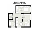 Šis pilnai ir kokybiškai atnaujintas 56,24 m² - nuotraukos Nr. 46