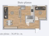 Parduodamas 2 K. Butas Naujamiestyje. - nuotraukos Nr. 12