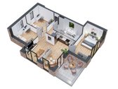 75 M² Butas Gineitiškėse 5% vasaros - nuotraukos Nr. 16