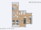Parduodamas Tvarkingas 3 Kambarių Butas Su - nuotraukos Nr. 30