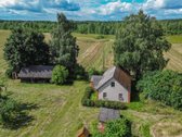 Parduodamas rąstinis-apmūrytas namas Biržų r. - nuotraukos Nr. 4