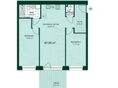 3 kambarių butas naujos statybos projekte - nuotraukos Nr. 33