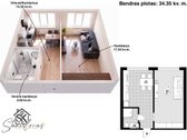 Parduodamas 1 Kambario Butas Šilutėje, - nuotraukos Nr. 7