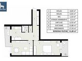 Rytinė Kava Virš Miesto  51 M²  2 Balkonai - nuotraukos Nr. 3