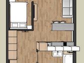 Naujai įrengtas ir dar negyventas 36 m² butas - nuotraukos Nr. 25