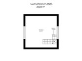 Parduodamas sodo namas su rūsiu, plotas 71,07 - nuotraukos Nr. 12