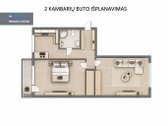 Parduodamas Šviesus Ir Erdvus 2 Kambarių - nuotraukos Nr. 23