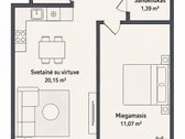 Parduodamas Erdvus 2 Kambarių Butas Su Terasa - nuotraukos Nr. 29