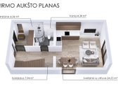 Parduodami Pilnos Apdailos 3 Ir 4 Kambarių - nuotraukos Nr. 38