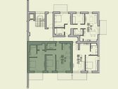 89,11 m² – vienas erdviausių 3 kambarių - nuotraukos Nr. 3