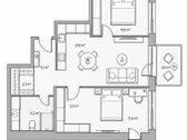 Naujai ir kokybiškai įrengtas 3 kambarių - nuotraukos Nr. 49