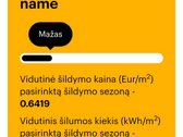 Išnuomojamas 2 kambarių butas su autonominiu - nuotraukos Nr. 9