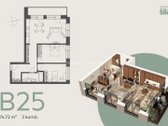 Parduodamas 3 kambarių, 74,72 m² butas - nuotraukos Nr. 3