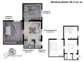 Parduodamas 2 Kambarių Butas Su 5.055 A Žemės - nuotraukos Nr. 3