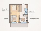 Parduodamas naujai suremontuotas 1 kambario - nuotraukos Nr. 5
