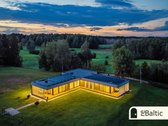 Modernus vieno aukšto namas su fantastiškais
