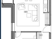 2 K. Butas Su Lodžija Nr. 6  55 M²  - nuotraukos Nr. 2